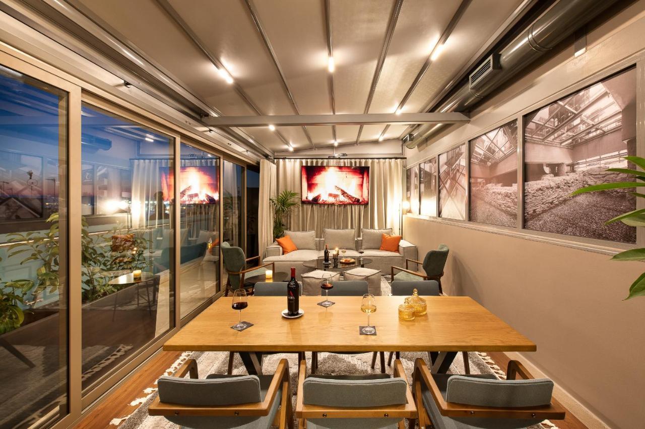 S Hotel Boutique Thessaloníki Exteriör bild The Sky Bar